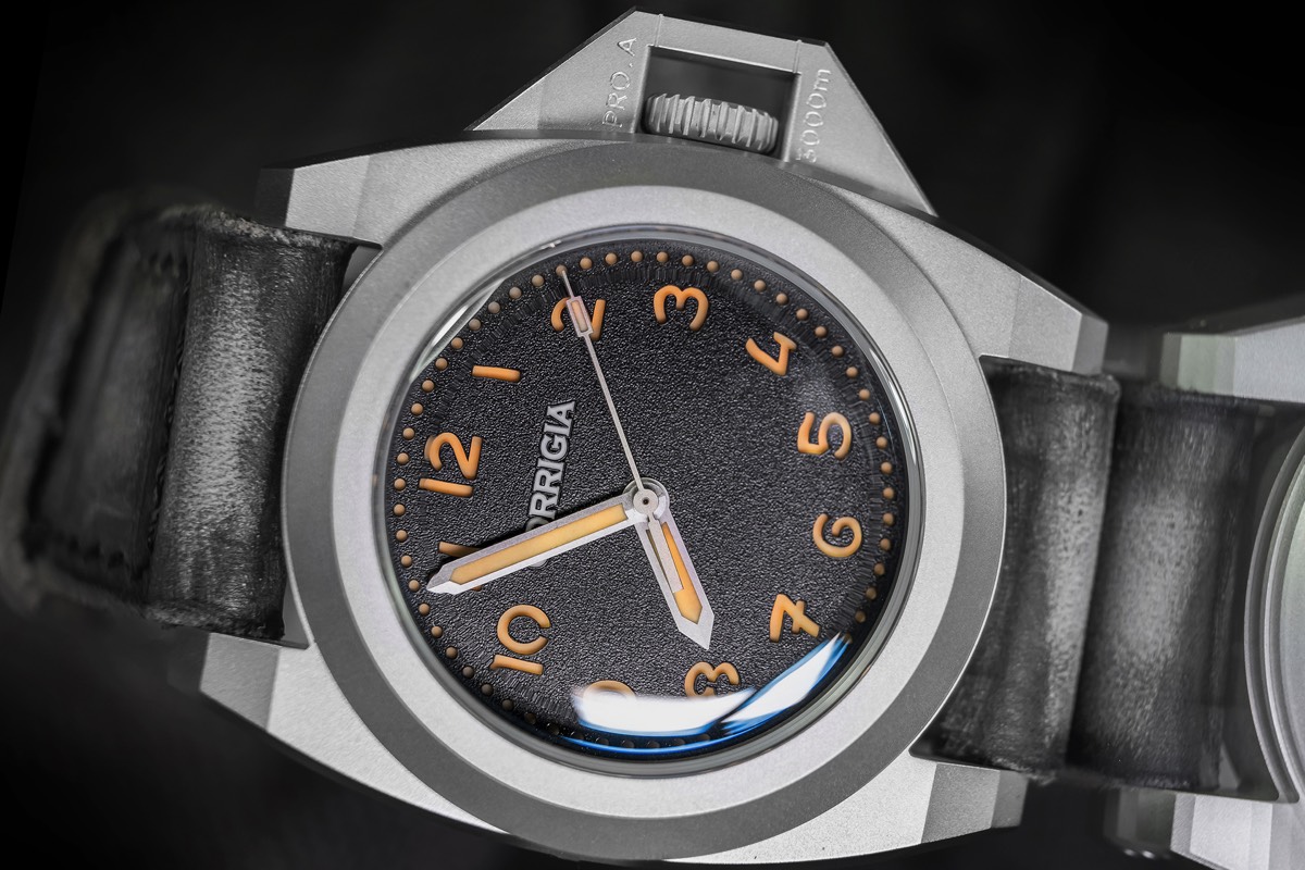 Corrigia03 Blasted Black G100 Watch